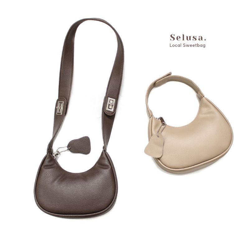 SELUSA ELLENA BAG Leather Premium | Tas Jinjing Shoulderbag Wanita