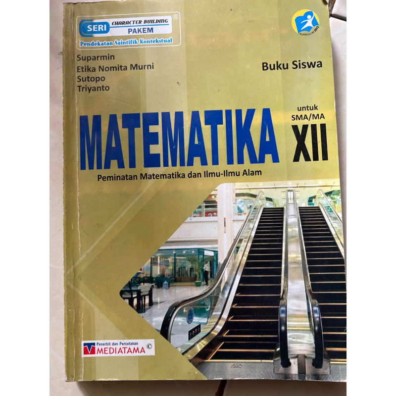 

PRELOVED ORIGINAL BUKU MATEMATIKA PEMINATAN IPA KELAS 12 SMA/MA