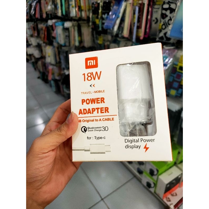 Charger Xiaomi Redmi Type C 18W Quick Charger 3.0