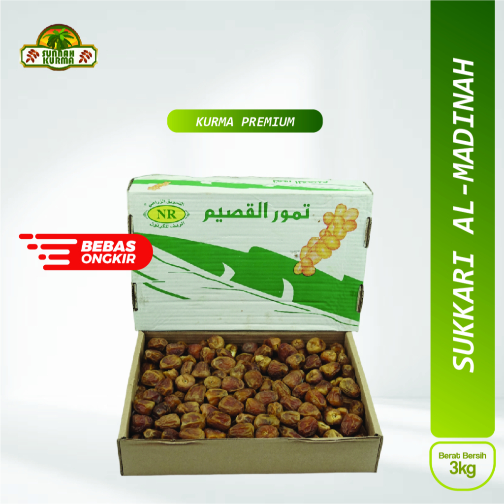 

Kurma Sukari Al-Qassim 3kg
