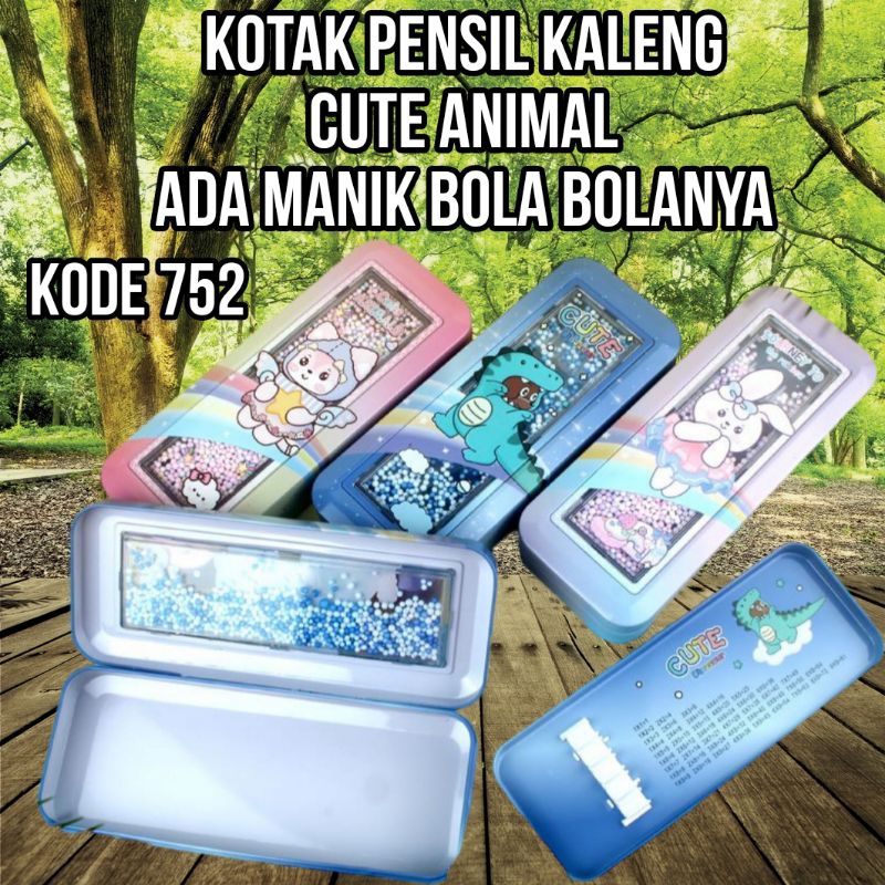 

Tempat Pensil Kaleng Manik Bola Dino / Kotak Pensil Kaleng Fancy B-752