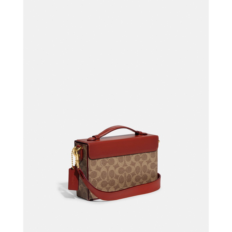 Coach Tabby Box Bag In Signature Canvas (CH 798)