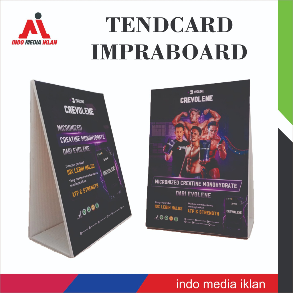 Tent card Impraboard/impraboard