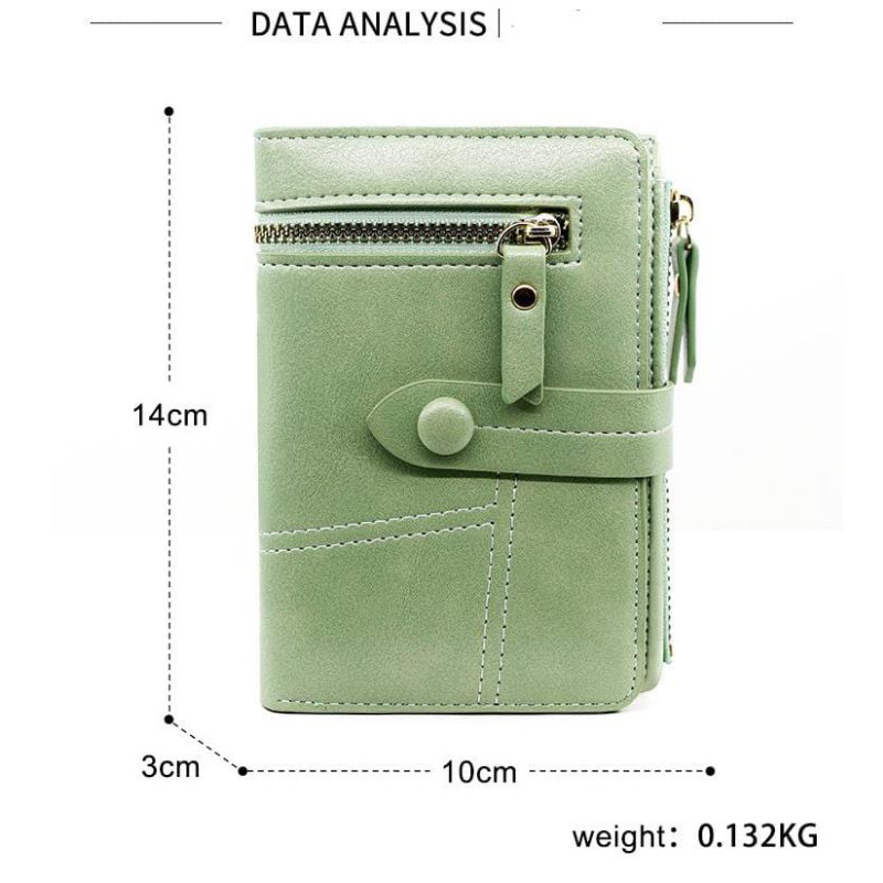 R823-1 Dompet lipat Wanita Saigon Kulit Leather Premium