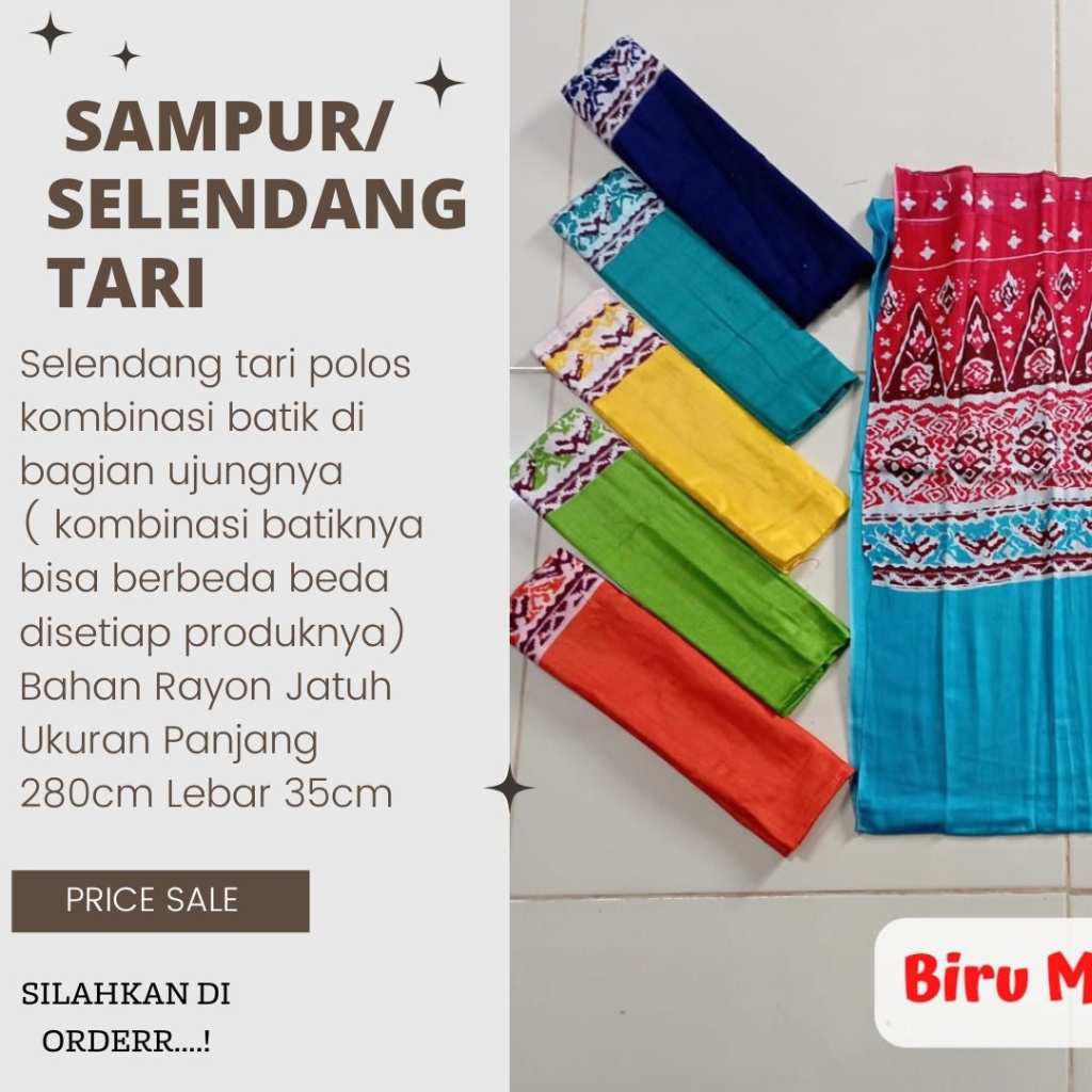 SPESIAL PROMO|SAMPUR TARI TRADISIONAL|BERKUALITAS|ampur Jumbo Dewasa / Gendolo Giri / Sampur Tari / 