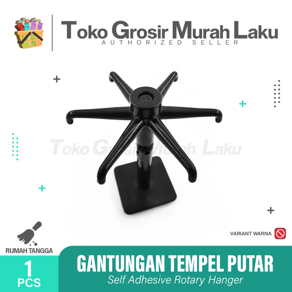 GANTUNGAN HOOK PUTAR 6 KAIT 360 DERAJAT/GANTUNGAN ALAT DAPUR SERBAGUNA