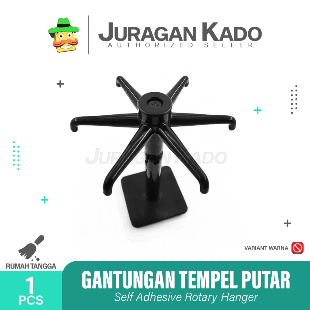 GANTUNGAN PUTAR TEMPEL MULTIFUNGSI 6 KAIT 360 DERAJAT / GANTUNGAN HOOK PUTAR / ALAT GANTUNGAN SERBAGUNA