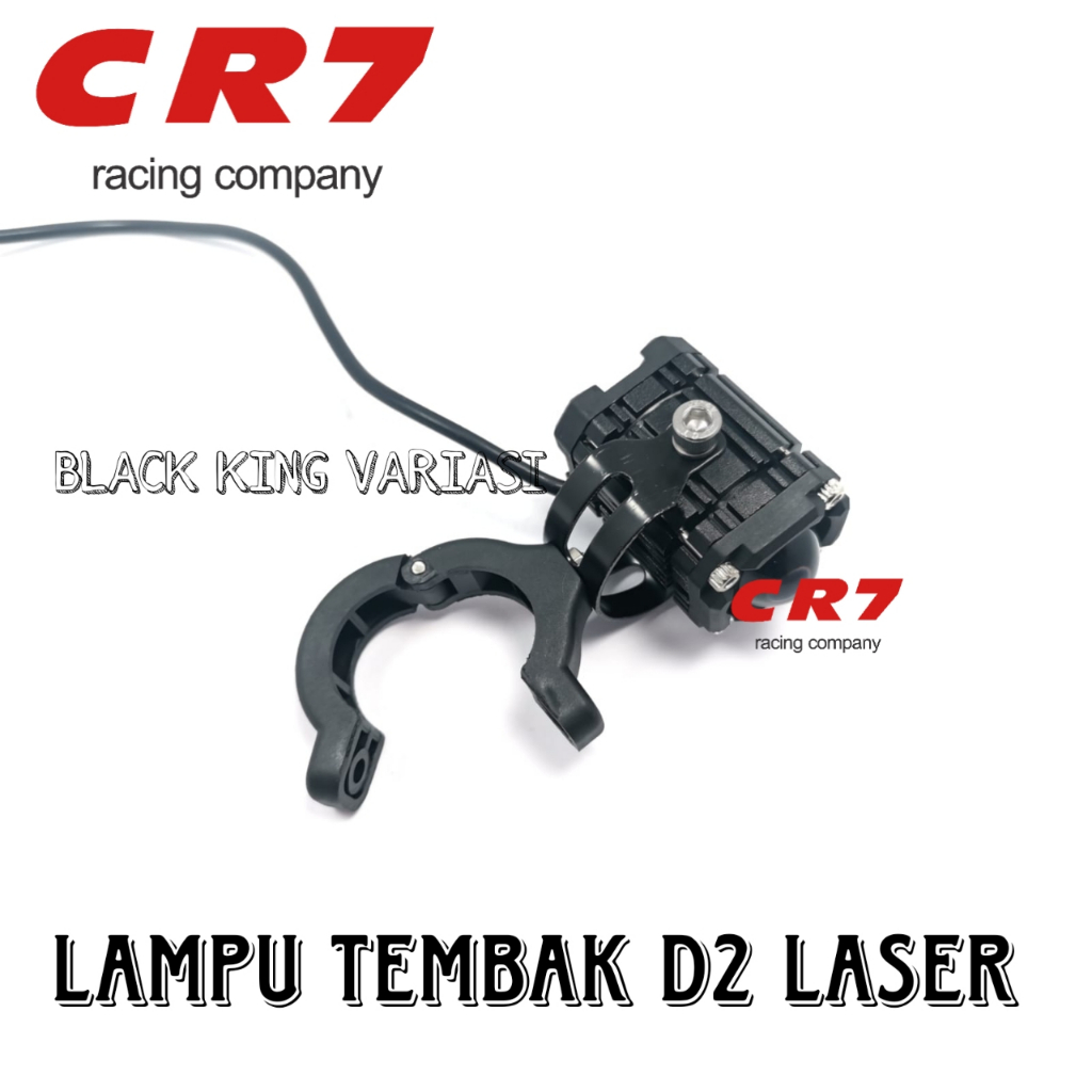 Lampu Tembak SQL 1 Mata Lampu Tembak Laser LED D2 Mini Kotak 2 Warna High Low Putih Kuning Waterpoof Lampu Sql CR7 Plus Senja