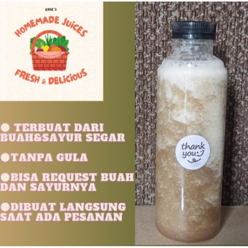 

Jus Buah dan Sayur (Dibuat Sesuai Pesanan)