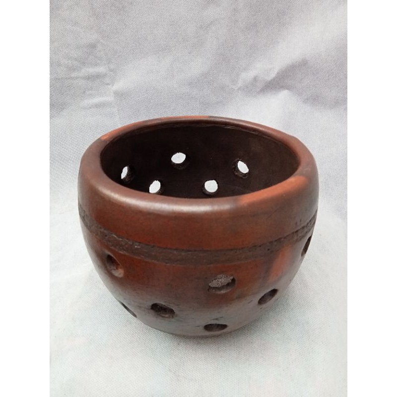 Pot teracotta/pot tanah liat hitam