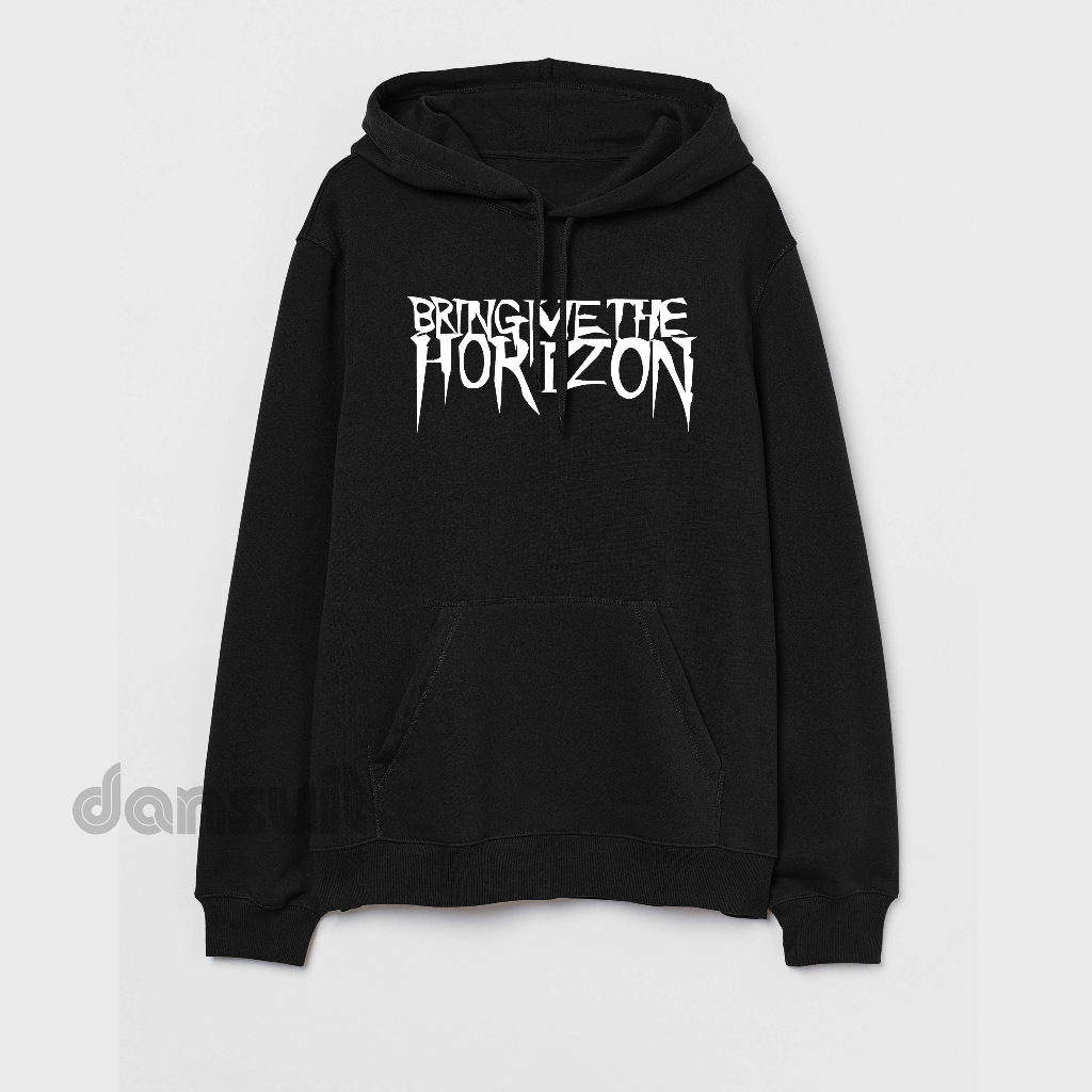 Sweater Hoodie Pria/Wanita Size M - XXXL Sweater Hoodie BRING ME THE HORIZON Bahan Fleece Tebal Premium