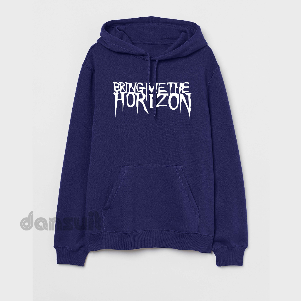 Sweater Hoodie Pria/Wanita Size M - XXXL Sweater Hoodie BRING ME THE HORIZON Bahan Fleece Tebal Premium