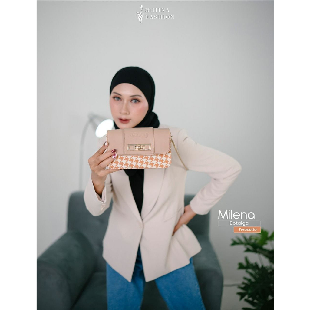 MILENA SLINGBAG BY GHINA FASHION || BAG GHINA || TAS SLEMPANG WANITA || TAS BRANDED MURAH || TAS CAN