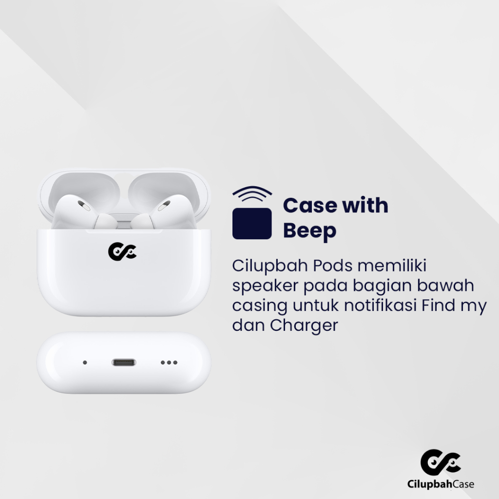 Cilupbah TWS Pods Pro 2 Wireless Charging Case