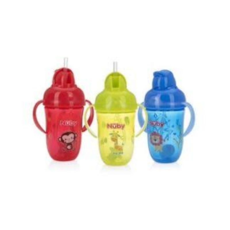 Nuby PP Comfort Flip It With Handle / Botol Minum Anak