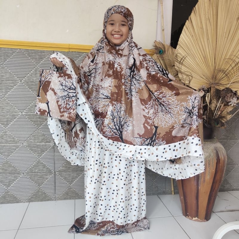 MUKENA ANAK BALI RAYON UMUR 9-10 THN GROSIR