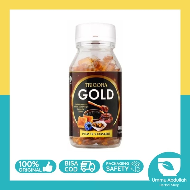 Habbatussauda Trigona Gold 100 Kapsul Exp 2025