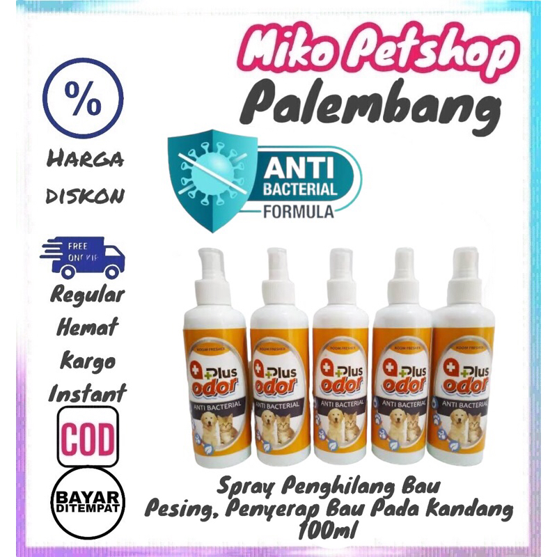 Spray Penghilang Bau Pesing Kucing Odor Plus 100ml