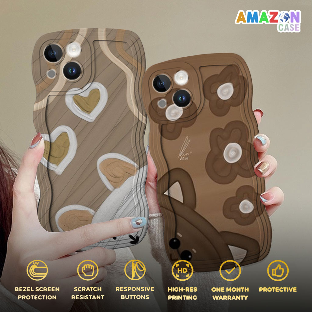 SOFTCASE SILIKON GELOMBANG BEAR LOVE INFINIX HOT 12 HOT 20S HOT 12 PLAY HOT 10 PLAY HOT 11 PLAY - CA