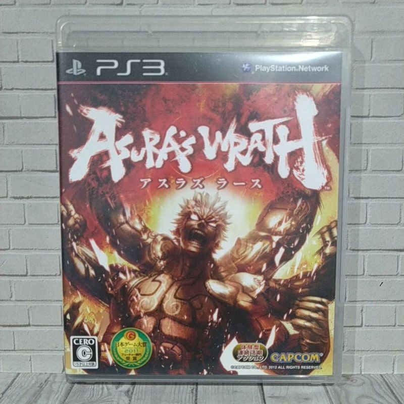 BD CD KASET ORIGINAL PS3 ASURA'S WRATH Usa Bahasa Inggris Lengkap manual book