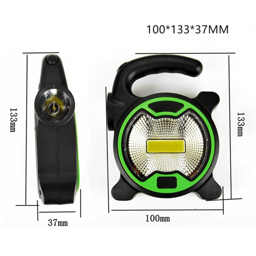 Senter LED COB Lentera Camping - Lampu Lentera Senter Camping LED COB - Ys Shop