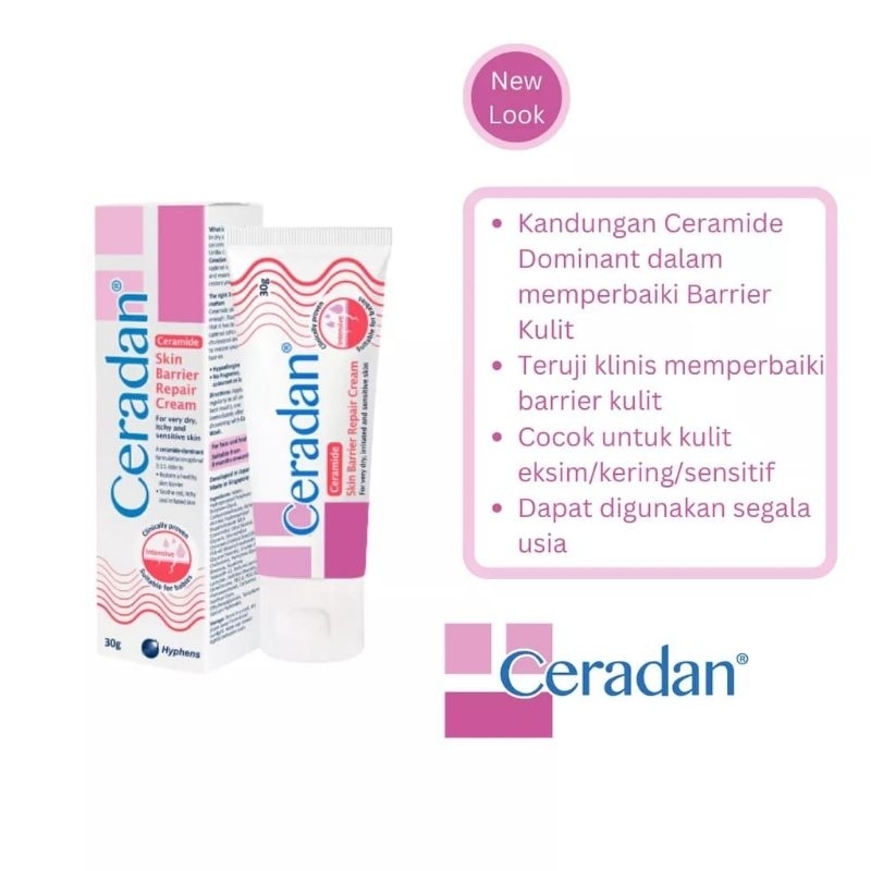 Ceradan Skin Barrier Repair Cream 30g  - Pelembab Kulit