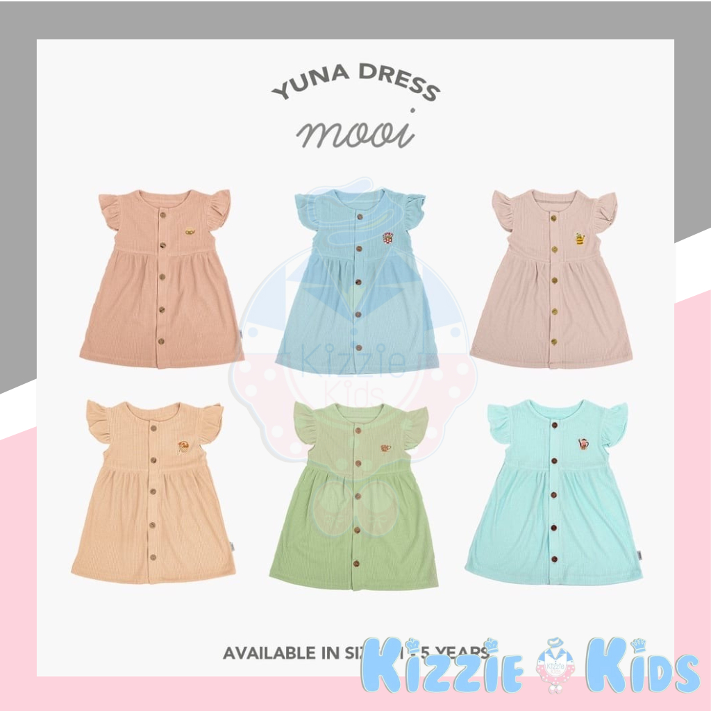 Mooi Dress Anak Perempuan Yuna Rib Dress