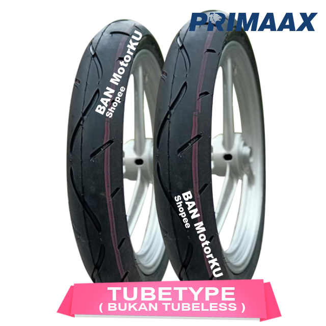 Paket Primaax Time Attack SK 01 ( SK01 ) 80/80-17 & 100/70-17 Ban Motor Tubetype (Tidak Tubeless)
