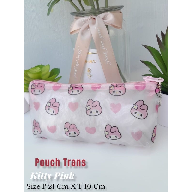 POUCH/PENCIL MIKA  CASE SERI UNIQUE TRANS