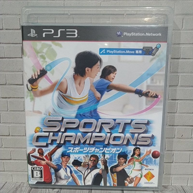 BD CD KASET ORIGINAL PS3 Sports CHAMPIONS Usa Bahasa Inggris Box dan Cover Original Wajib EYE TOY da