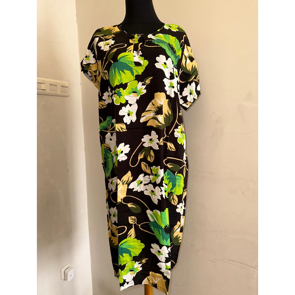 Daster, Baju tidur, Homedress Ibu kancing depan