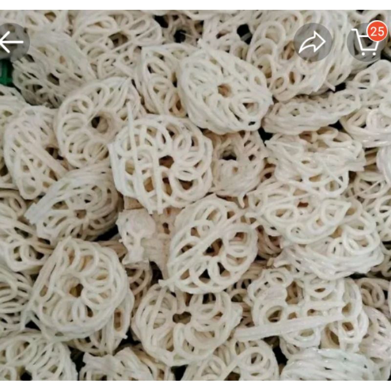 

krupuk mawar putih 250g seblak coek viral mamang Rafael