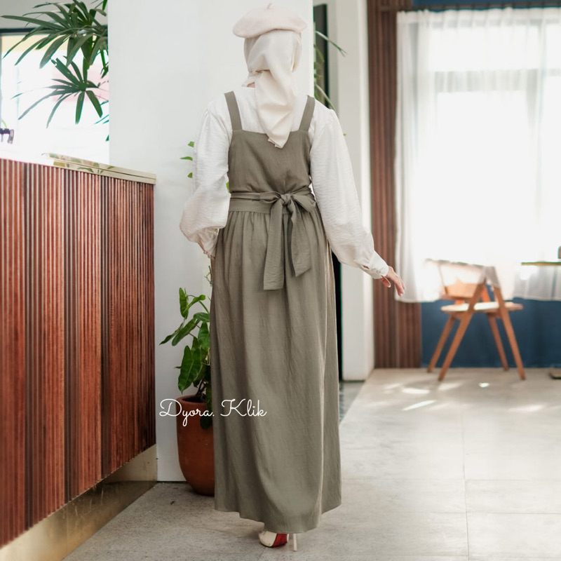 Machiko overall/loose dress/overall kekinian/overall tanpa inner