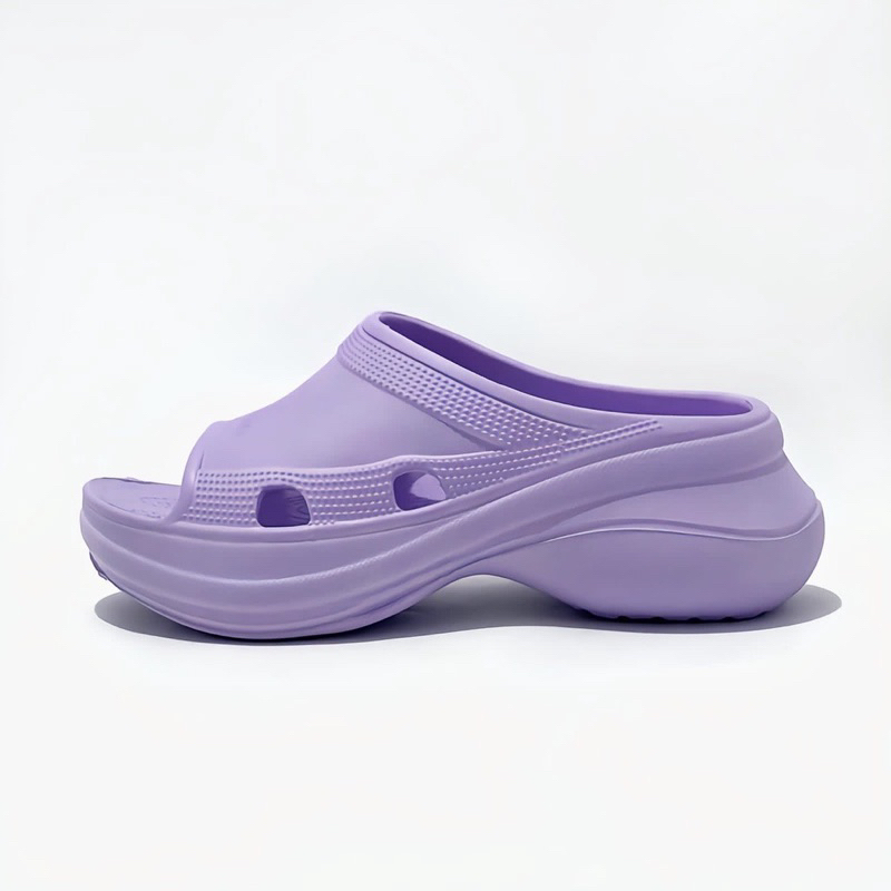 Sandal FUJI slide / Sandal Slipper Wanita Jelly Wedges Platfrom Tebal Promo By Sen