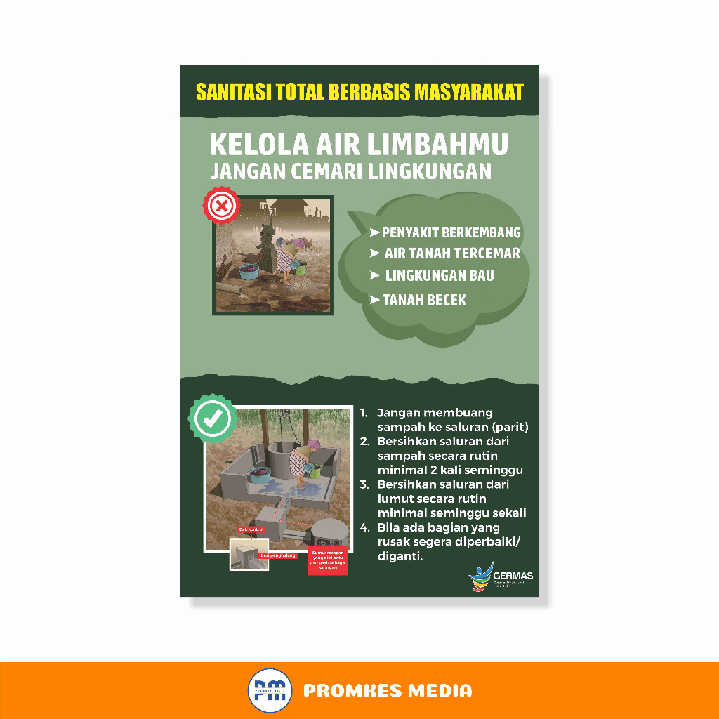 

Poster Kesehatan, STBM, Kelola Air Limbah