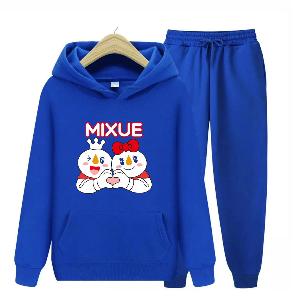 FenishaStore Sweater Hoodie Mixue | Anak-Remaja 4-14 Tahun ( SET Hoodie - Mixue )®