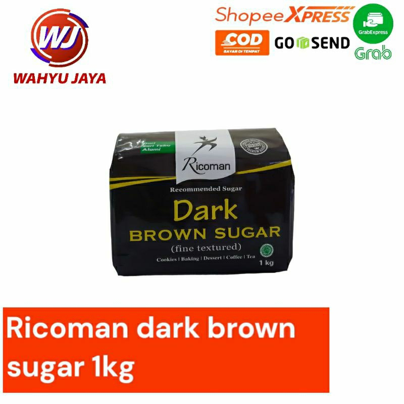 

ricoman dark brown sugar 1kg