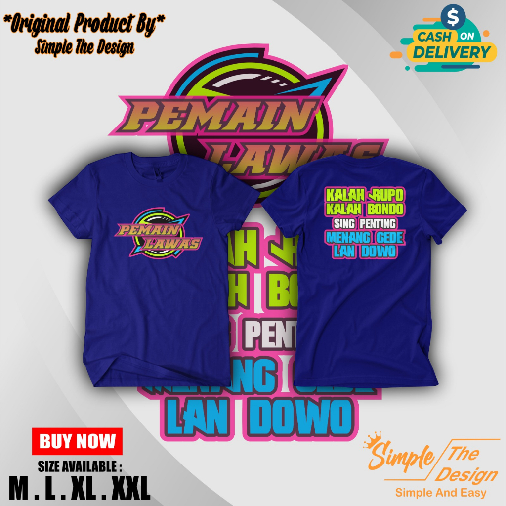 Kaos Distro Pemain Lawas Kaos Distro Kata Kata Kaos kata Kata Bahan Combed 30S
