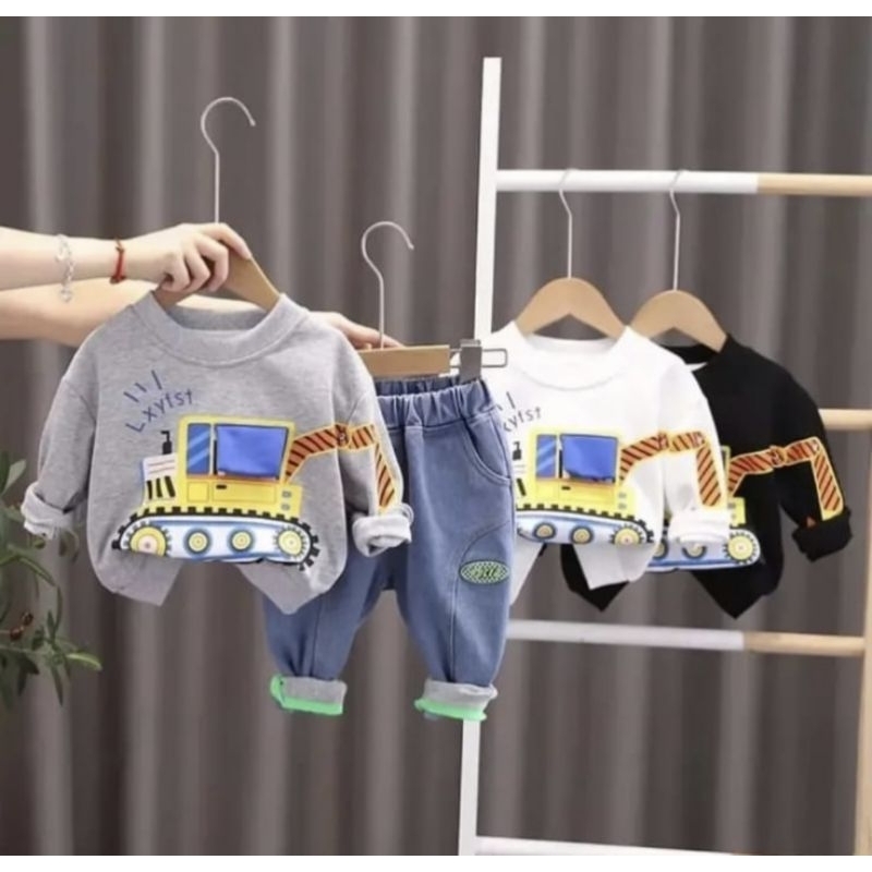 SETELAN BAJU ANAK /SETELAN CELANA JEANS ANAK BUAT UMUR 1-5 THN