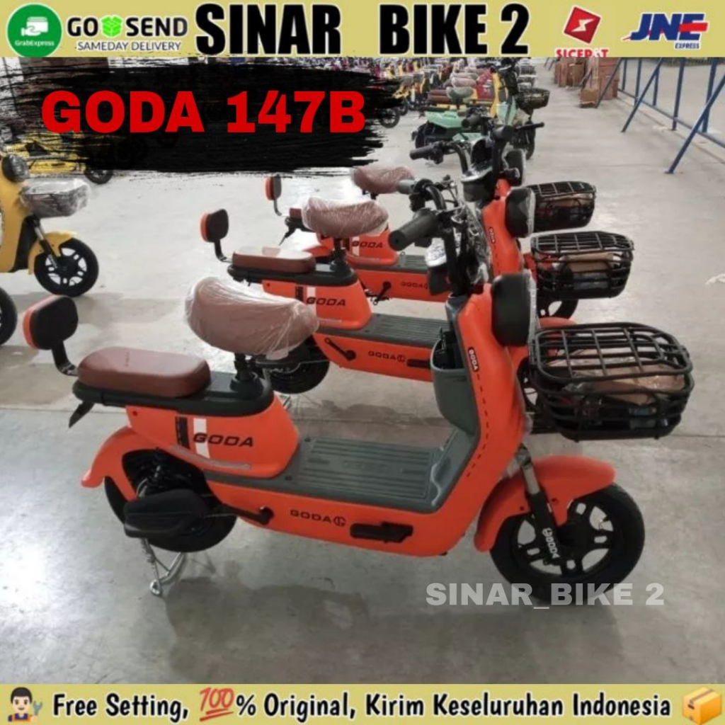 Sepeda Listrik GODA 147B 147 B SUNNY 500 Watt Electric E Bike