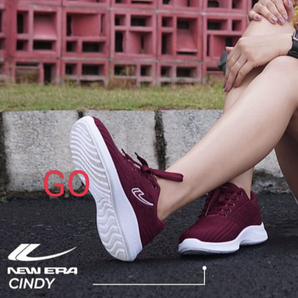 gos NEW ERA LOTUS PUTIH SEPATU SNEAKERS WANITA INJECTION New Era Sepatu Wanita Olahraga Kets tali Sepatu Cewek Sekolah Casual