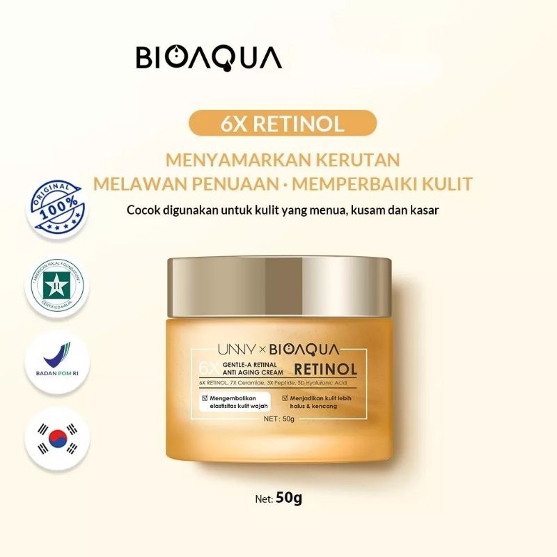 Bioaqua 6 x gentle retinol cream