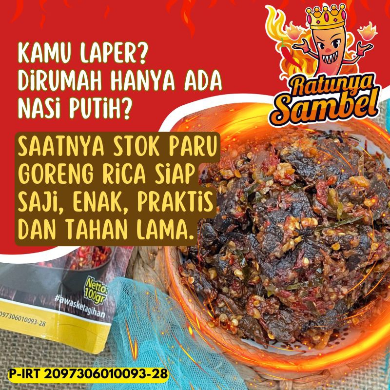 

ratunya sambal paru rica