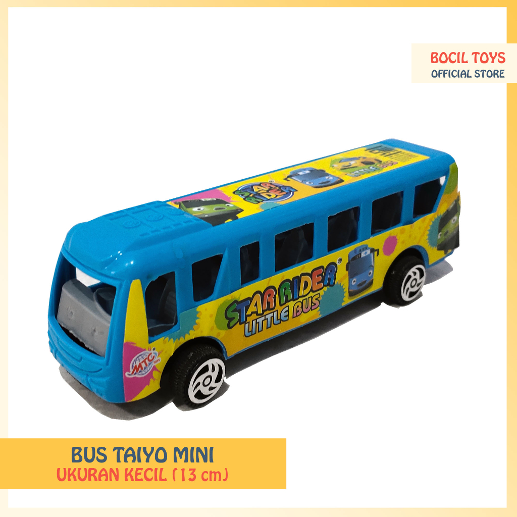Bus Tayo Mini bus Little Tayo Mobil Tayo Ukuran Kecil Mainan Edukatif untuk Anak Harga Murah tanpa b