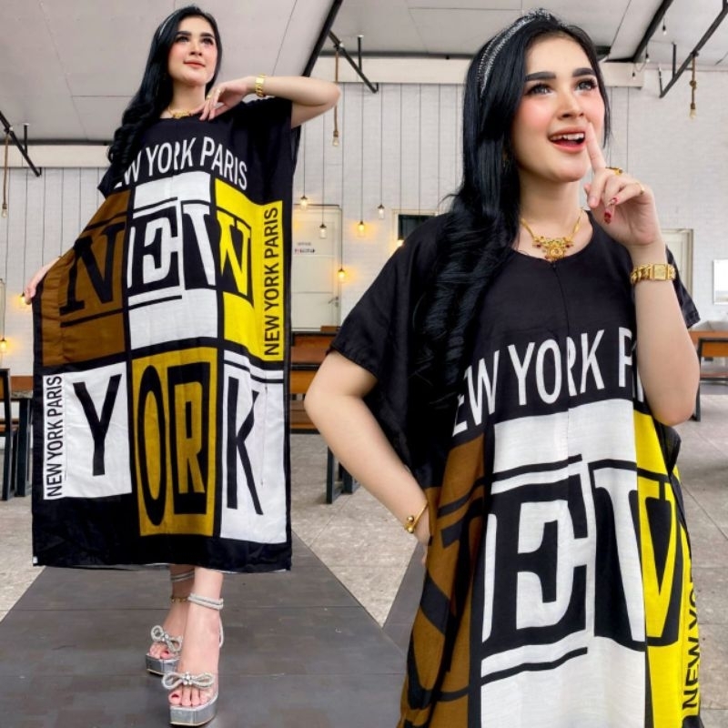 daster lowo jumbo newyork hitam murah adem busui grosir pekalongan