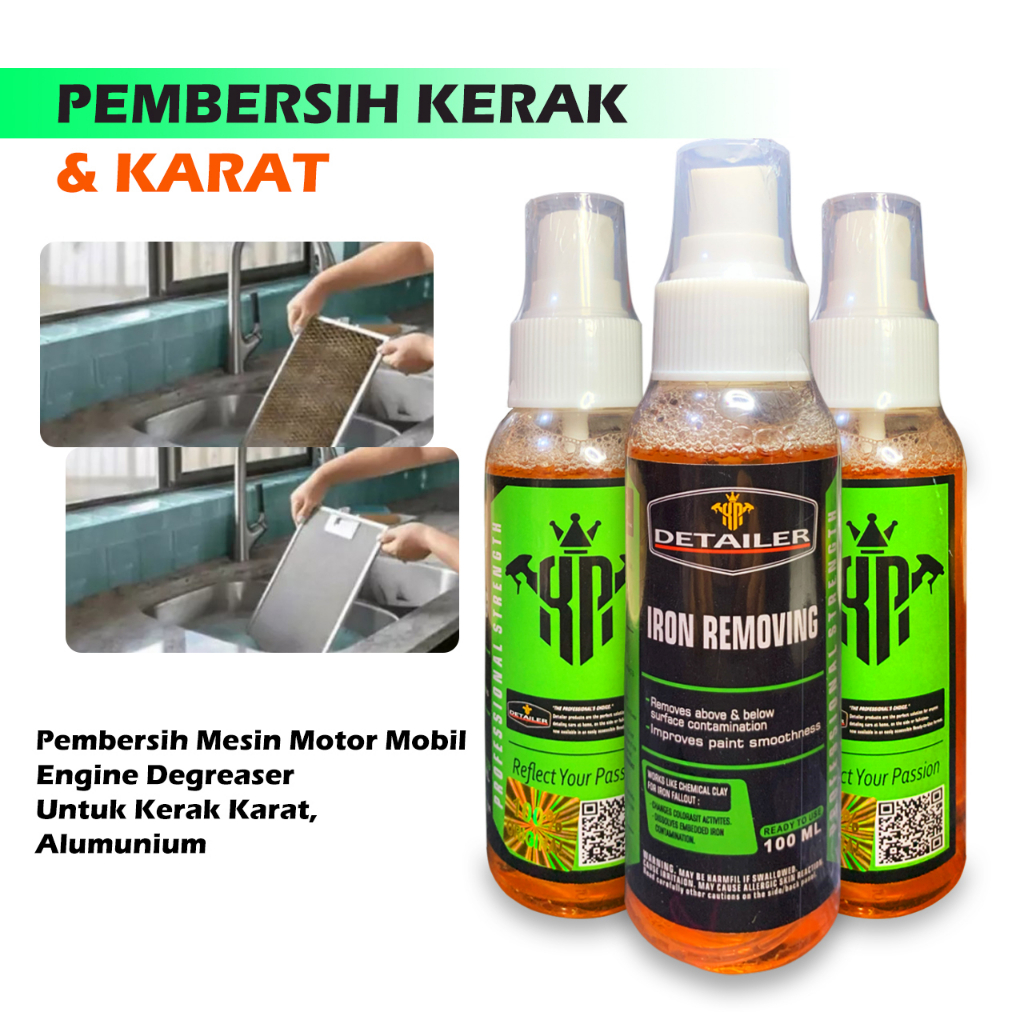 Penghilang Kerak Jamur Karat Pada Chrome Alumunium / Degreaser Pembersih Karat Oli Kerak Mesin Mobil Motor Auto Penghilang Jamur Chrome Penghilang Karat