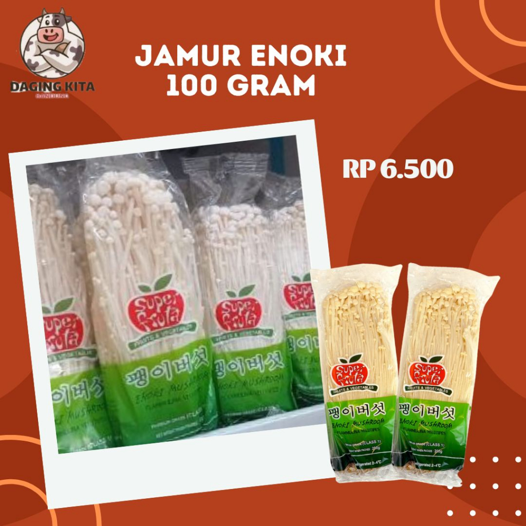 

Jamur Enoki Premium 100 Gram