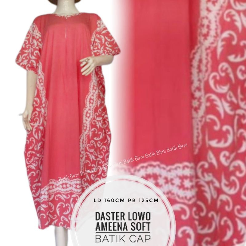 Daster kekelawar amena soft  jumbo lowo cap pekalongan terbaru