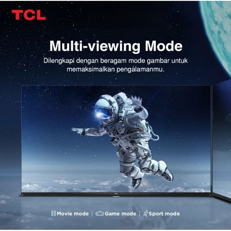 Smart Android TV TCL 43 Inch FHD Bezelless 43A9 New Garansi Resmi (MEDAN / LUAR KOTA)