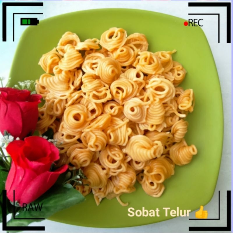 

krupuk seblak keong mentah